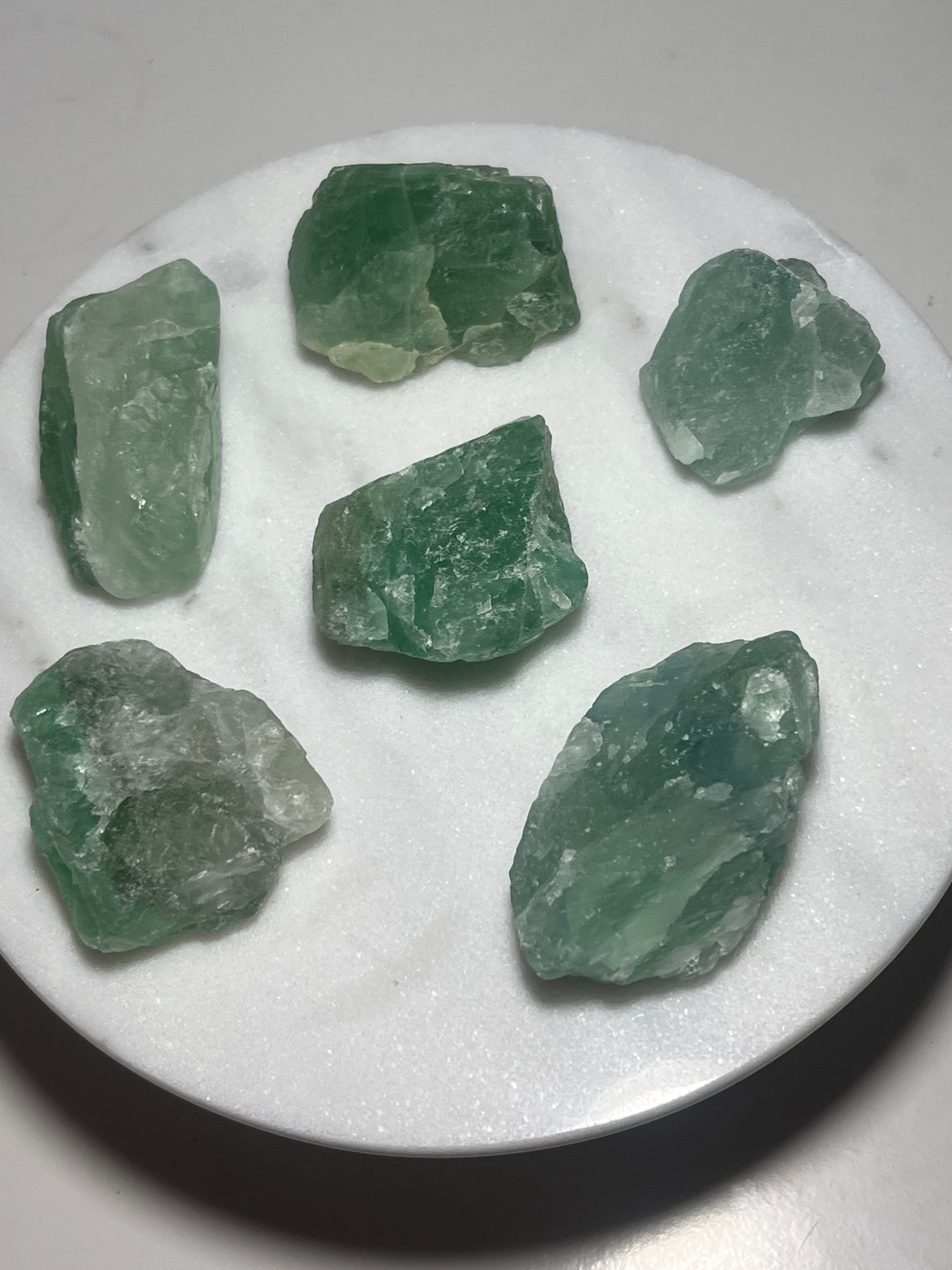 Fluorita verde bruta – pedra do equilíbrio emocional