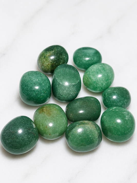 ✨ Aventurina Verde Rolada – Pedra da Prosperidade