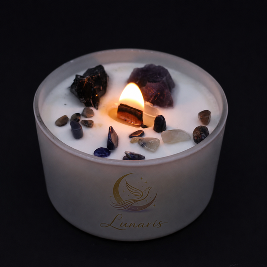 Velas de Cristal de Chakra - Chakra do Plexo Solar