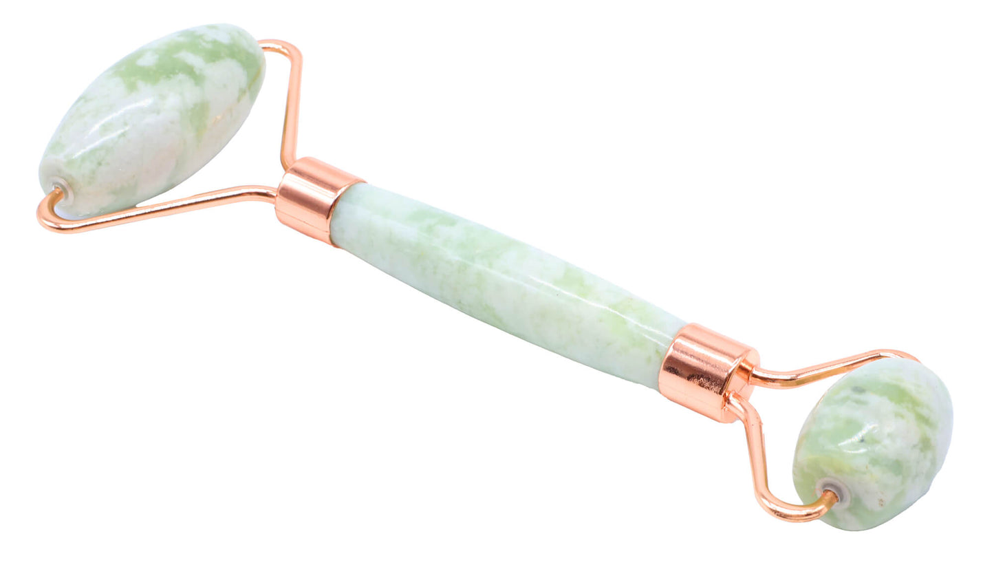 Rolo de Massagem Duplo em Jade Verde