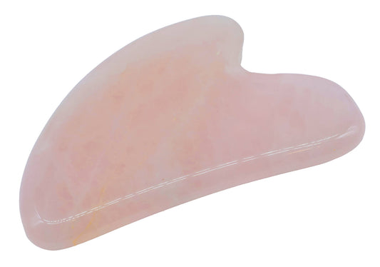 Palma de Massagem em Quartzo Rosa